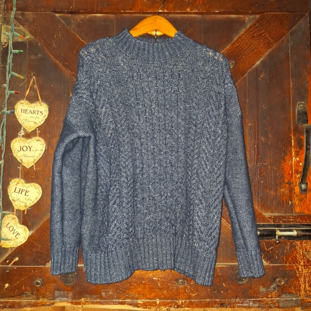 🍀3/15 Women's Blue Sweater
